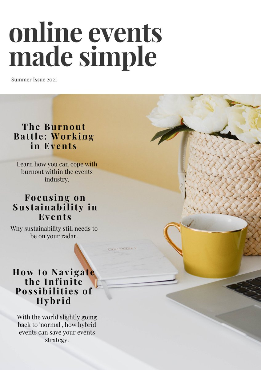 theEventMind's tweet image. Want to learn how to create fun virtual events with Steph Garey or understand why event production is so important with Jess Duxbury? Read the second issue of Online Events Made Simple Magazine here:buff.ly/3dtyN4m (IT'S FREE!)

#eventprofs #eventprof #eventmanagement