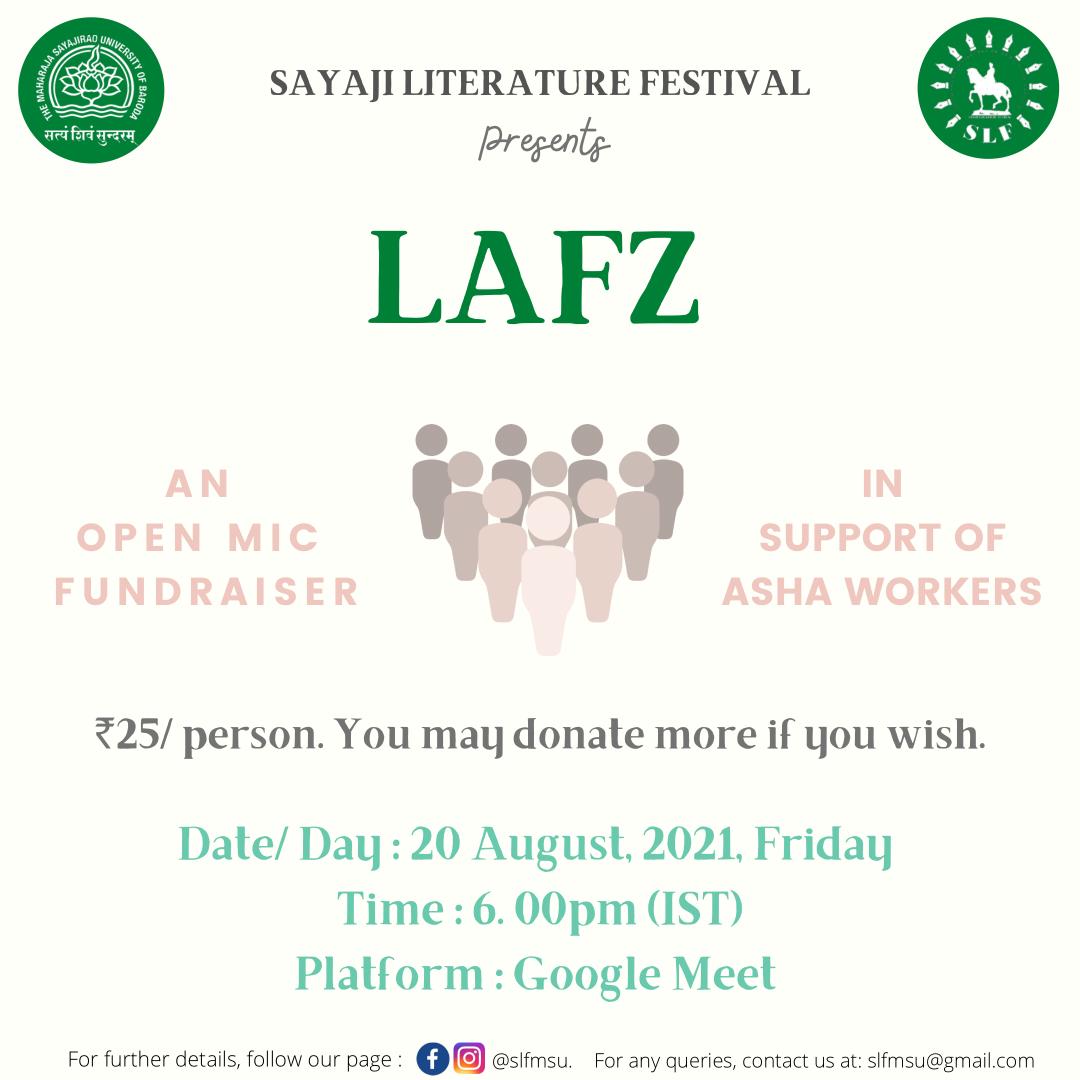 SLF_MSU's tweet photo. You can donate as much as you want or the minimum amount set (₹25) would be great too. Nevertheless, help us spread the word as much as you can. Let’s each, do our bit!

#slf #slfmsu #fundraiser #ashaworkers #vadodara #openmic https://t.co/xDsjcGHemR