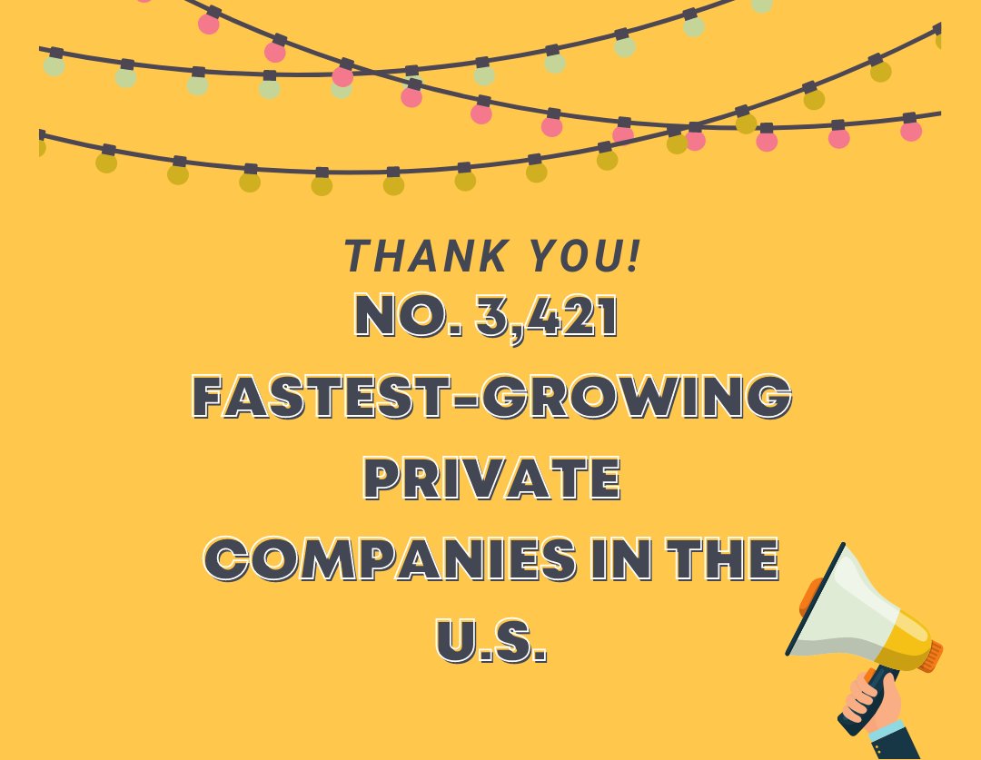 We're humbled to announce our 5th consecutive year on the Inc. 5000 list of fastest growing companies in the U.S.! Feeling gratitude for every person who makes this kind of growth possible.

Read the reaction to our win here:
adwerx.com/blog/celebrati…