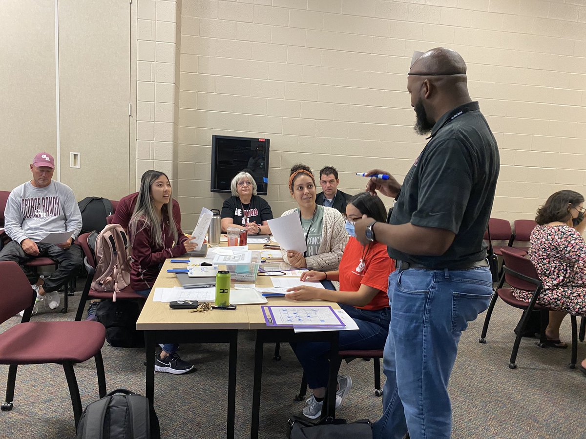 RachelGuid's tweet photo. This is how you know we are a family !!! @MrQFloyd walked in to check on his department and jumped right in to play headbands with us!!! #WeAreGR https://t.co/szAE3Jl9Av