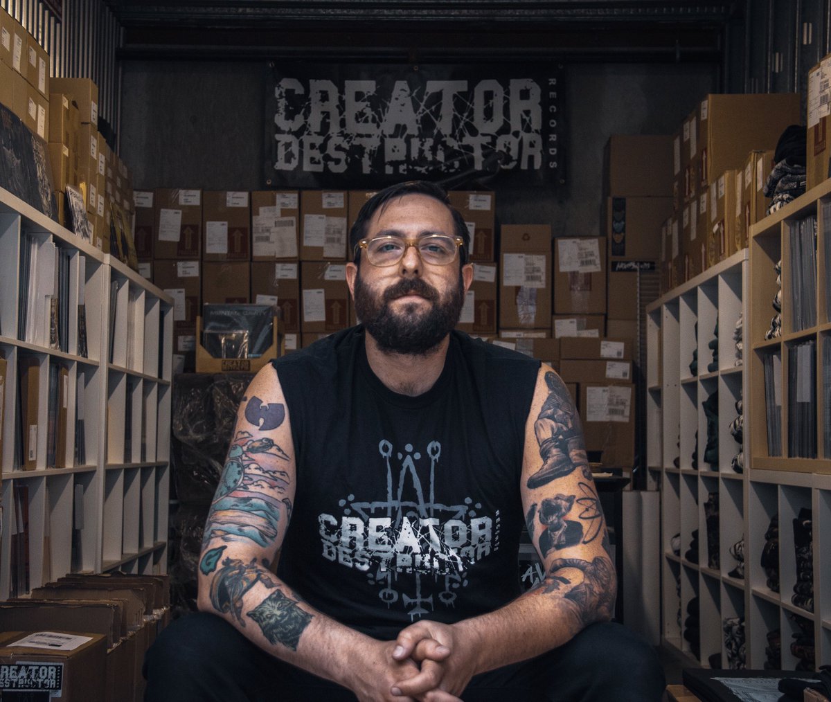 Happy 15 year anniversary to Creator-Destructor Records. It’s pretty surreal to be here half my life later, still putting out records from what I feel are truly the best and heaviest bands out there.  I appreciate all of you so much. Here’s to 15 more years!  ❤️