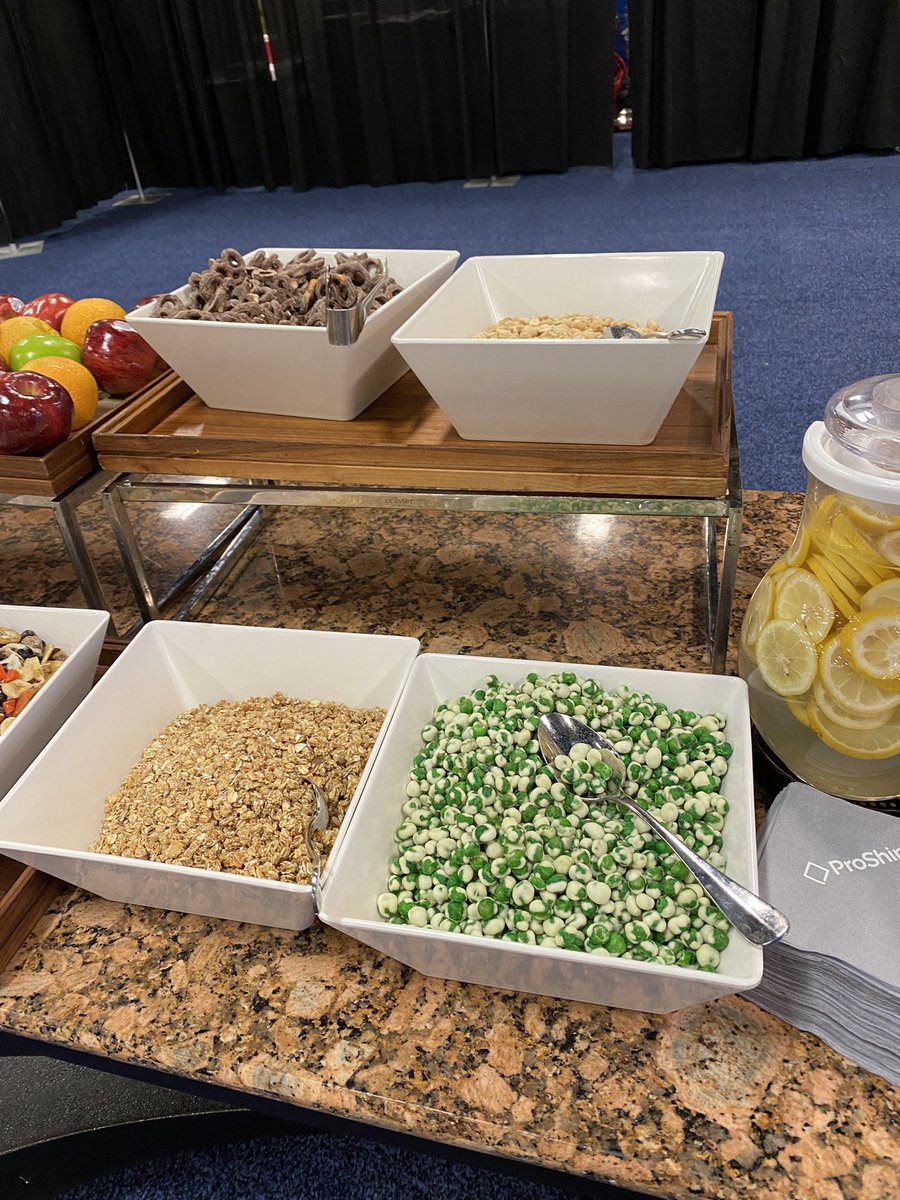 gcourtin's tweet photo. First in person conference in over 17 months …and what do I spy??? #opssummit #wasabipeas @mattgunn @LogTechEric https://t.co/9IlCub0vtX