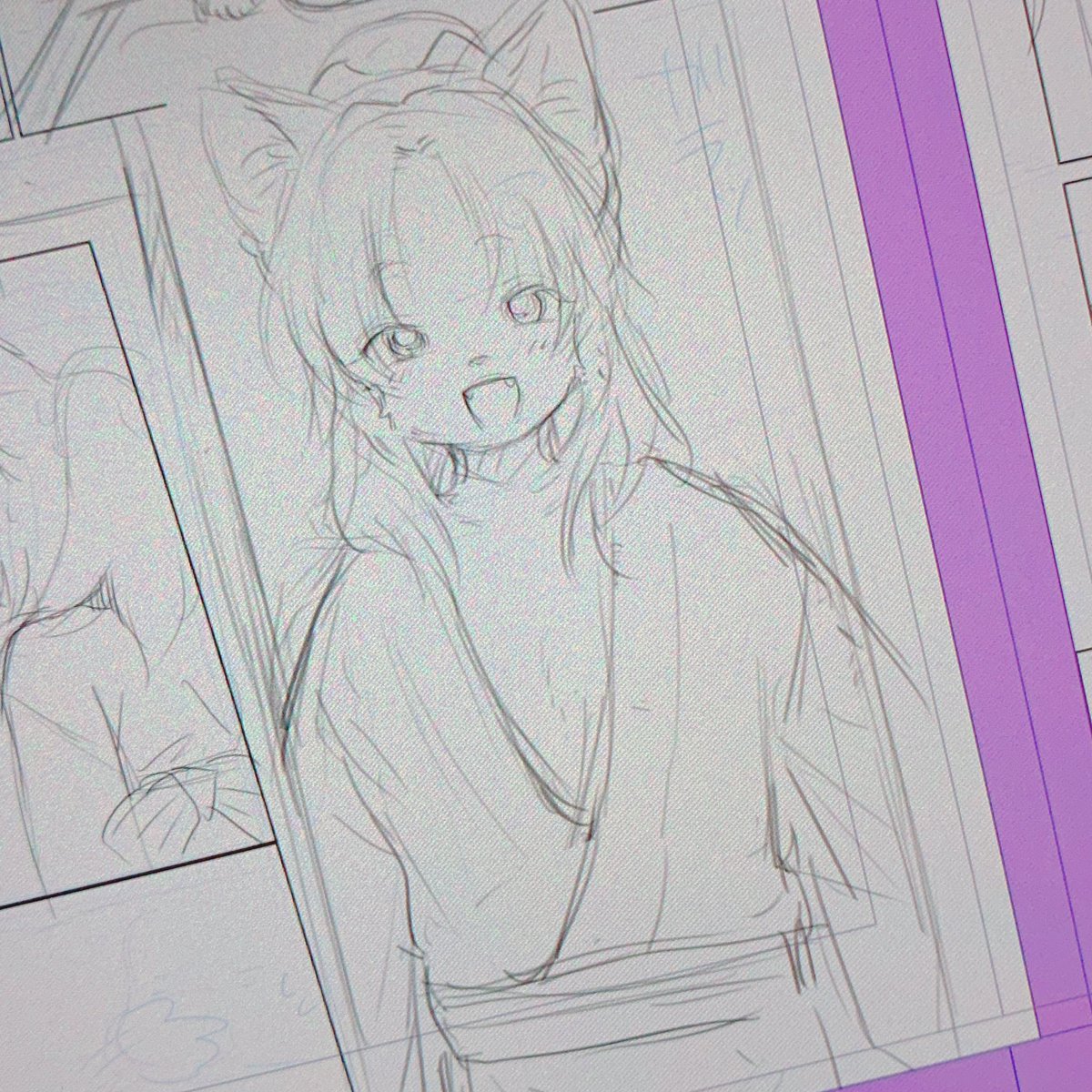 下描き始めるの遅くなった💩 