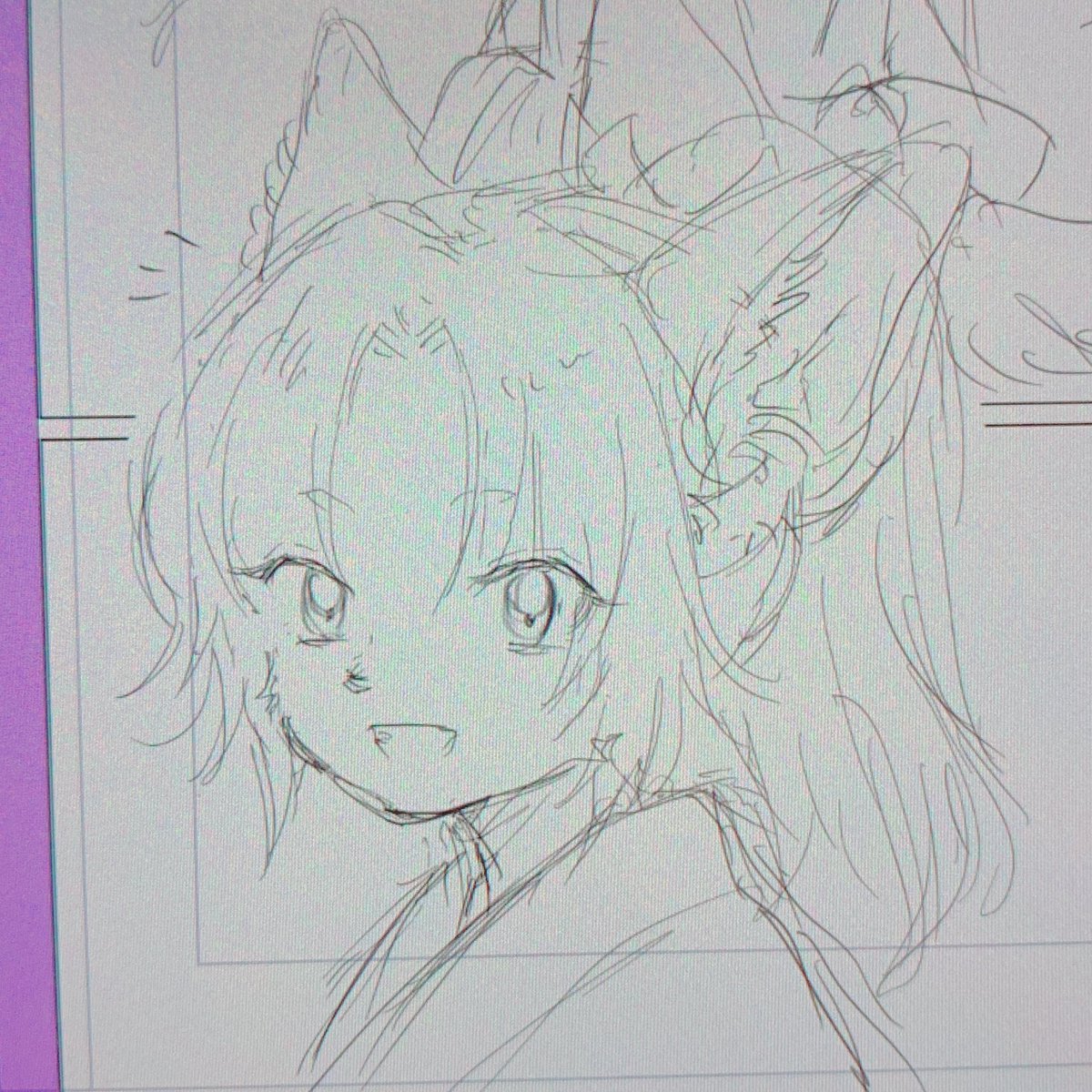 下描き始めるの遅くなった💩 