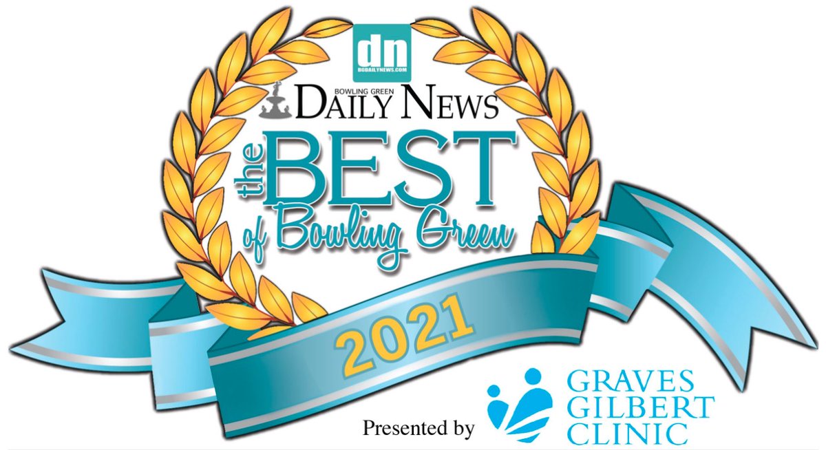 Nominations are now OPEN for the 2021 <a href="/bgdailynews/">Bowling Green Daily News</a>  Best of Bowling Green, presented by <a href="/GravesGilbert/">GravesGilbertClinic</a>. Click here to nominate your favorite local businesses in more than 30 categories: bgdailynews.com/best_of_bowlin…. The nomination period ends Aug. 31.