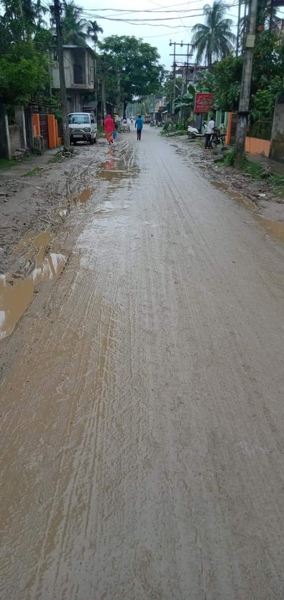 duke_bora's tweet photo. @himantabiswa sir , all newly constructed road of Nagaon town are completed destroyed in the name of water supply . Why roads are not repaired . Is it not compete waste of public money . Here I have given reference of ADP road , laxminagar chariali . We want strick action sir . https://t.co/D7S5H1zjRn