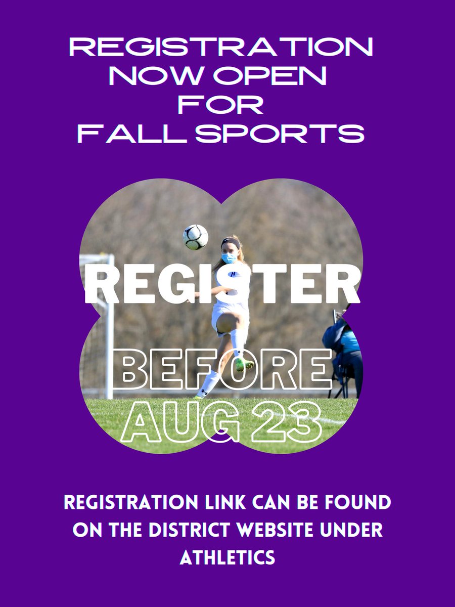 MWathletics_'s tweet photo. Are you registered?? Tryouts begin for V/JV sports on August 23. ⚽️🏈🎾🏊‍♀️📣🏐🏃🏃‍♀️ https://t.co/O9ZfgO7xsv