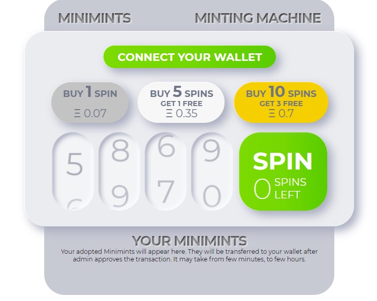 🎁GIVEAWAY!🎁
to celebrate the success of our Minimints Minting Machine ➡️ main.minimints.app

1⃣Like and RT
2⃣Join our discord - discord.gg/Bnnp9hdXd2
3⃣Tag 1 NFT collector 

X3 winners will get 1 spin on the MMM

🎡1 spin = 1 Minimint
#NFTGiveaway #NFTgaming #nftart