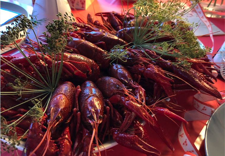 Stockholmblog's tweet photo. In augustus en begin september is het tijd voor Zweedse kreeftenfeestjes, de kräftskiva! https://t.co/P2bQ9xvAQb https://t.co/EfLQgi6X5O