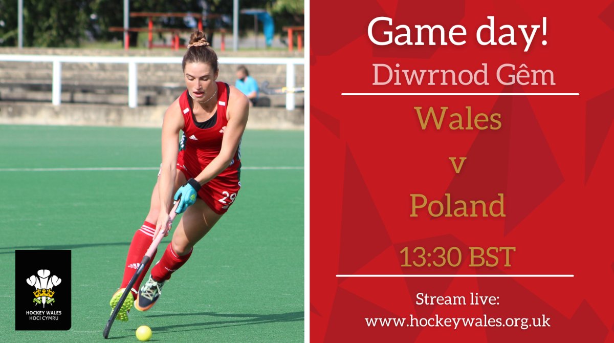 Will the girls keep up their winning streak?! 🔥🏴󠁧󠁢󠁷󠁬󠁳󠁿

Wales Senior Women take on Poland in their last pool game of the EuroHockey Championships at 13:30. 💪 

Watch live at hockeywales.org.uk or eurohockeytv.org/en-int/playerp…