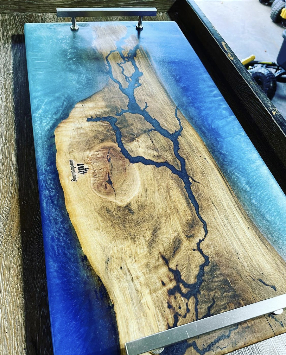 Upstart Epoxy on X: @vitoswoodworking never fails to blow us away with his  amazing pieces! Thank you so much for trusting us with all of your  outstanding work. 🤝 - Remember to