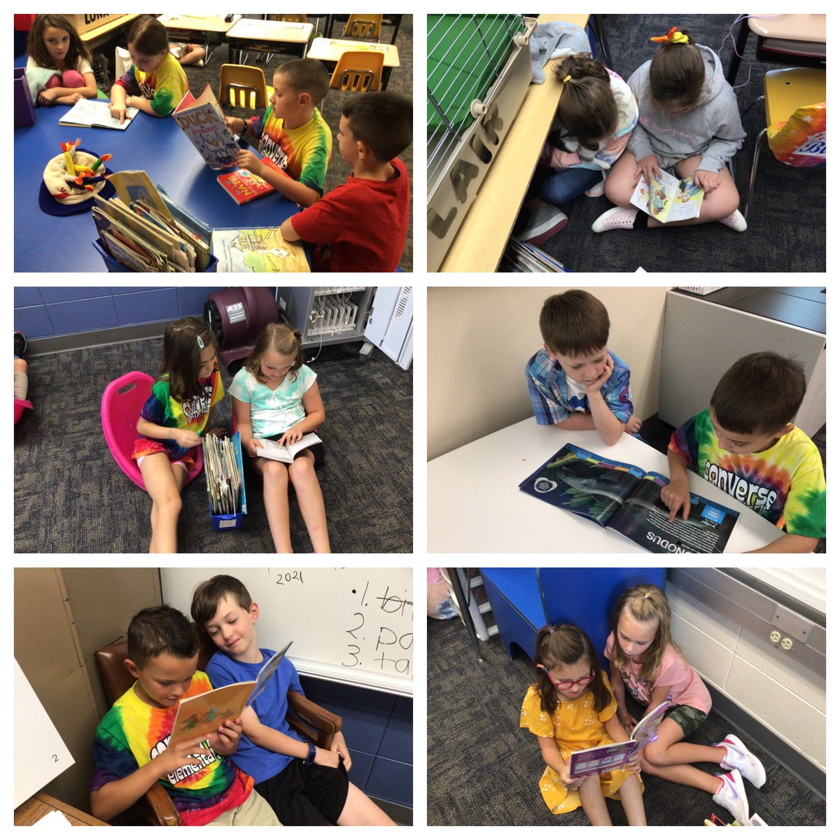 2ndwithMrsZ's tweet photo. Everyday is a great day to read with a friend (or a bunny :))!  #2ndgradersarethebest https://t.co/n3eqFyhOxd