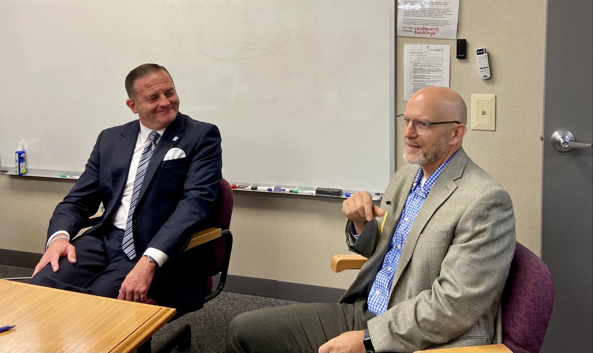 OhioOOD's tweet photo. Dir @KevinMillerOH asked Dan Connors w/ St. Joseph Home of Cincinnati to share about their home for adults &amp; children with developmental disabilities who have complex support needs. St. Joseph is hiring (direct care, envi. services, nursing &amp; more). Visit https://t.co/TvqIPB5T2C. https://t.co/Bhg1SrQu7c