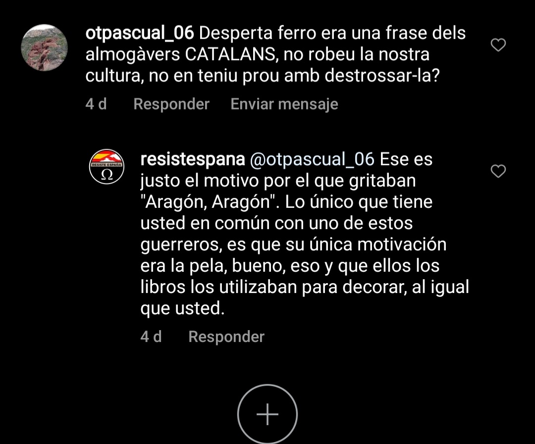 No existe un remedio a corto plazo para la ignorancia,al igual que tampoco existe una cura para el odio inoculado por esta primera.
Poco a poco,zancada a zancada...
Viva España!