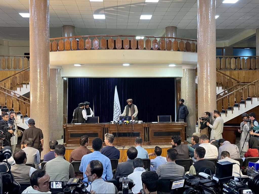 ‘The #Taliban have changed’

So where are the female journalists in today’s press conference?