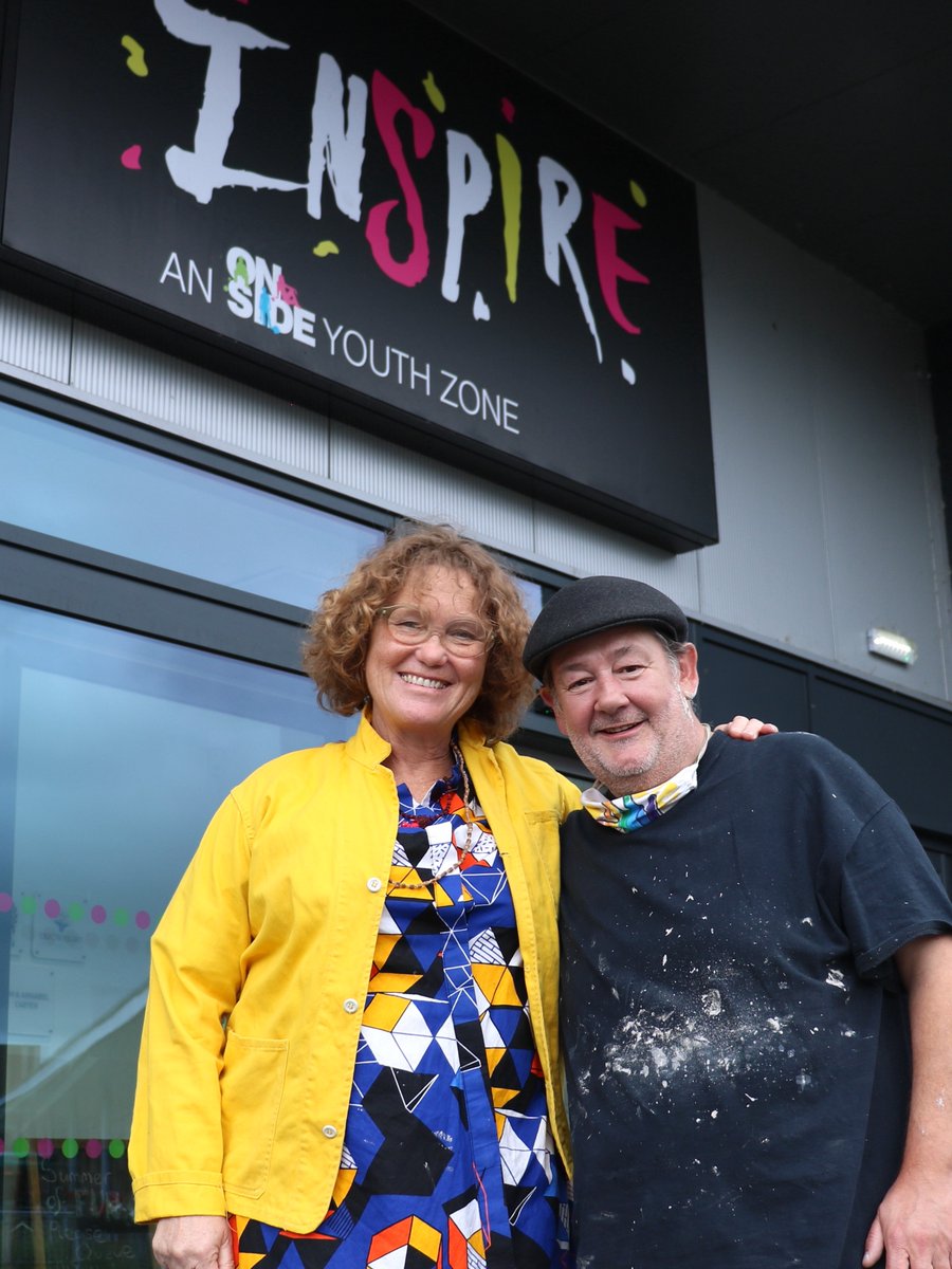 MASSIVE THANKYOU @KateMaloneTweet & @JohnnyVegasReal for surprising our young people with the OPPORTUNITY of a LIFE TIME! We had an amazing day at your VIP Pottery Workshop and can’t wait to see you again in #Chorley soon #HoorayForClay #FiredUp4 #PowerofPottery @OnSideYZ