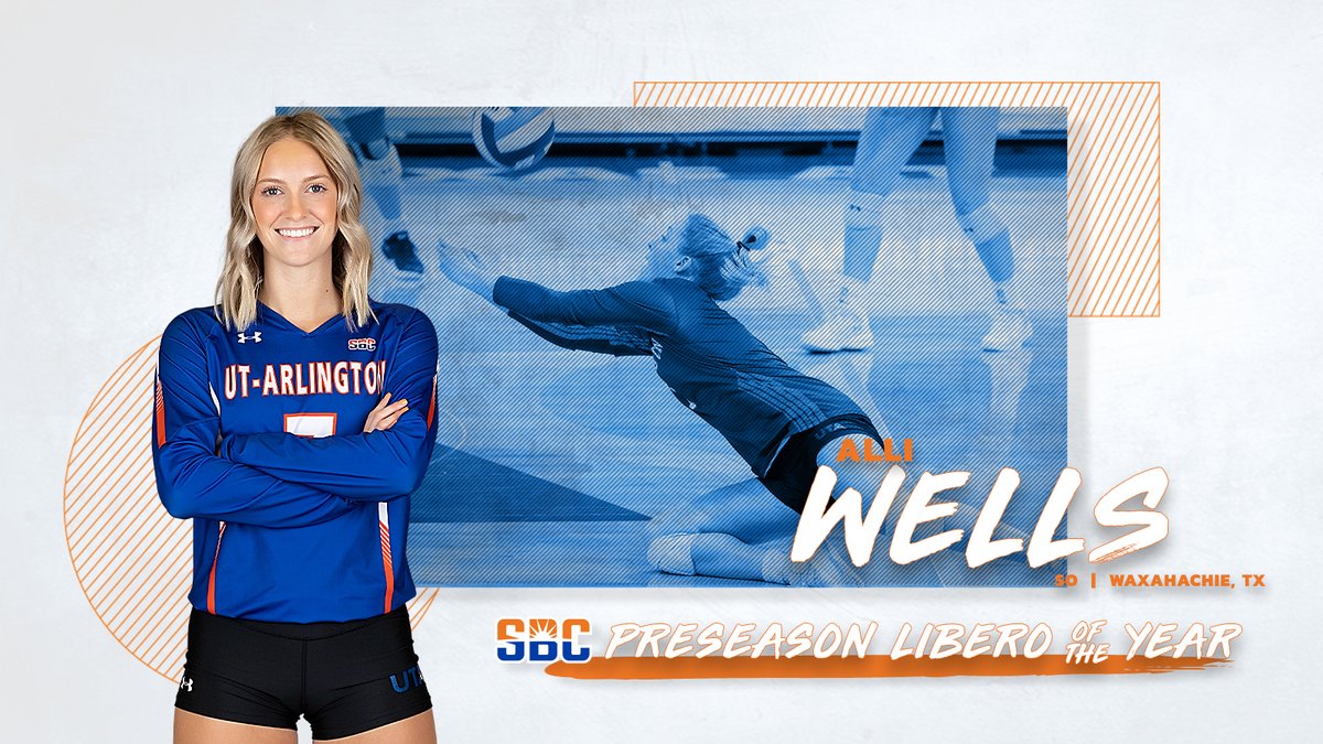 UTAMavsVB's tweet image. She's not done yet! Alli Wells (@alligracee_ ) picks up a second superlative award as she's selected as the @SunBelt Preseason Libero of the Year!

#MavUp | #SunBeltVB