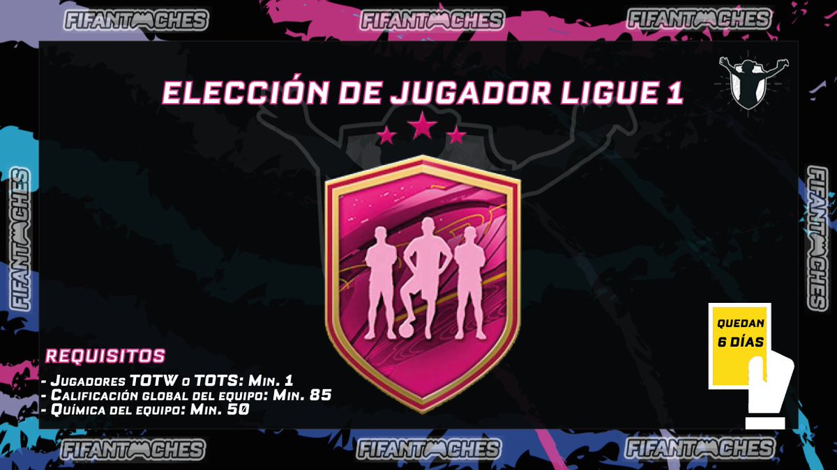 Fifantoches's tweet photo. Los mejores jugadores de la #Ligue1 están disponibles en este #SBC
Fifantoches 😎 ¿qué les salió?
#Fifantoches #SportsVG #FUT21 #FIFA21 #UltimateTeam https://t.co/357DcaH04H