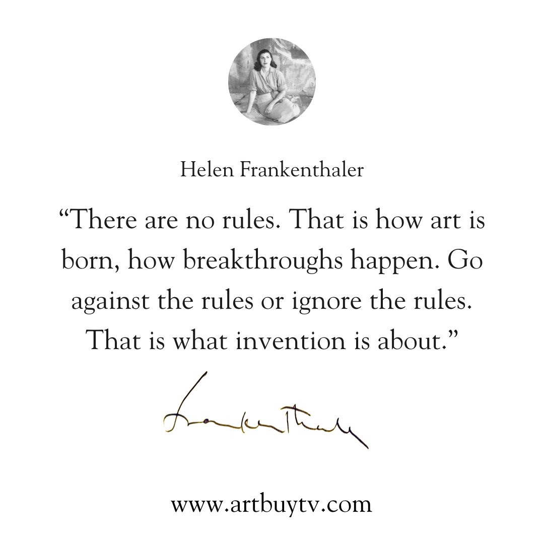 ARTBUYTV's tweet photo. An American abstract expressionist painter, she was a major contributor to the history of post-war American painting. Her brilliantly colored canvases were much admired for their lyric qualities. #hellenfrankenthaler

Join Our 350,000 Live Viewers
On GOTV HD
ARTBUYTV Channel #444 https://t.co/BVRMJ5dg6A