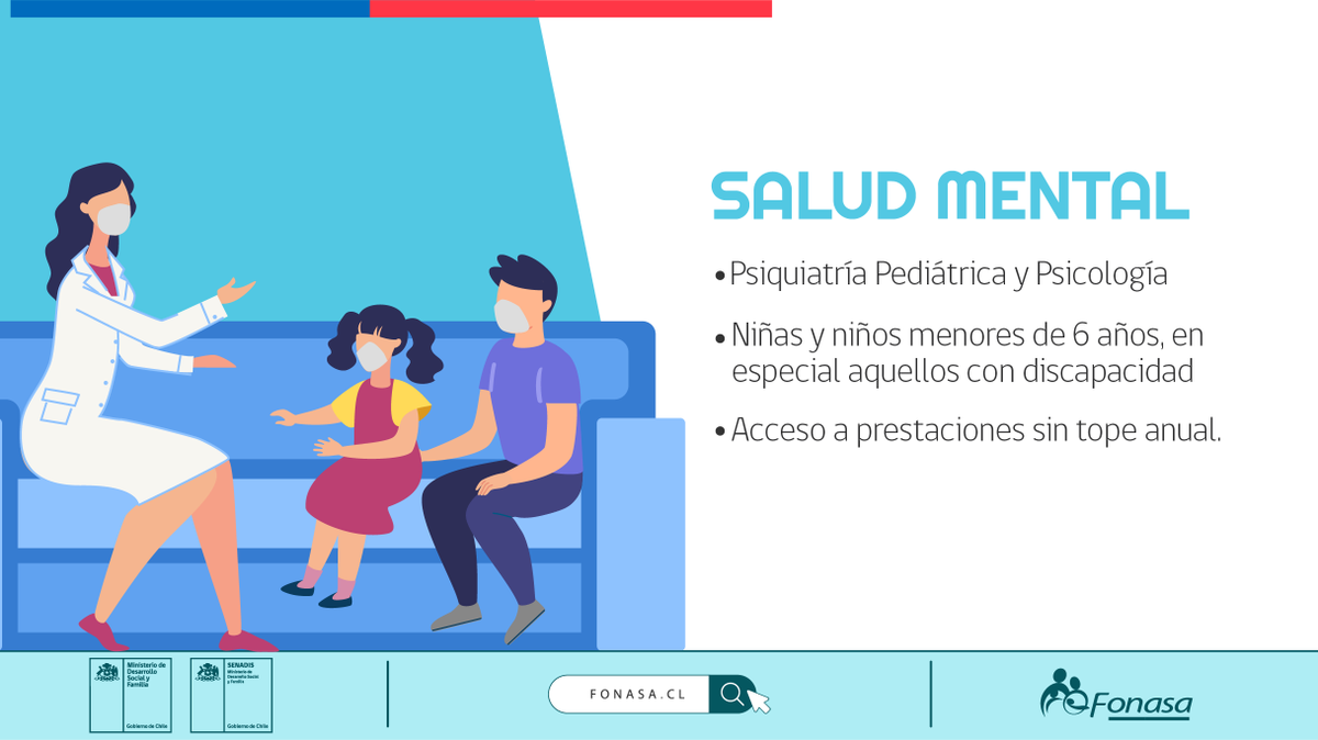 senadis_gob's tweet photo. 🔶 Niñas y niños menores de 6 años serán beneficiados con prestaciones sin tope anual en Kinesiología, Terapia Ocupacional, Fonoaudiología, Psiquiatría Pediátrica y Psicología. Incluidos niñas y niños con discapacidad ✅ https://t.co/lbo2vxMufp