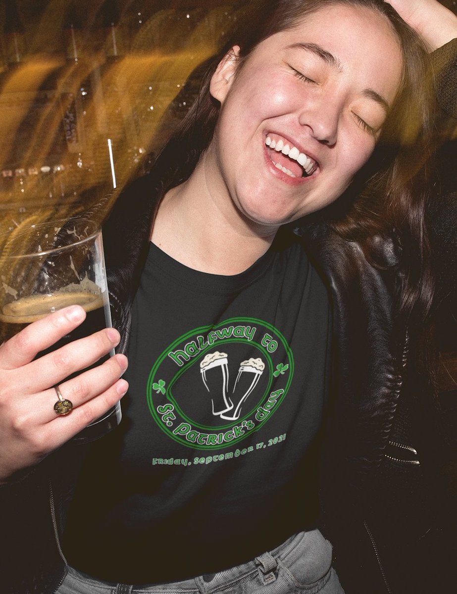 Halfway to St. Patrick’s Day souvenir tee!

2 designs
With the Irish flag: ☞  amzn.to/37UHC4R  
Or with the Pints: ☞  amzn.to/3yZCwAA

#ireland #Irish #irishpride #Irishpunk #celticpunk #irishtshirt #irishfestival #irishfest #halfwaytostpatricksday #stpaddys