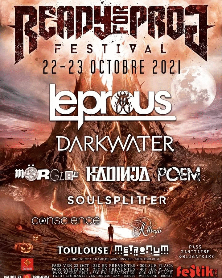 🤘 We are incredibly excited to share this 🤘
.
@READYFORPROGFESTIVAL
Metronum // Toulouse - France on 22nd &amp; 23th of october
Tickets: readyforprog.festik.net
Event: fb.me/e/1QASx6IR0
.
#poemband #progmetal #progmetalfest #toulousefr #readyforprog