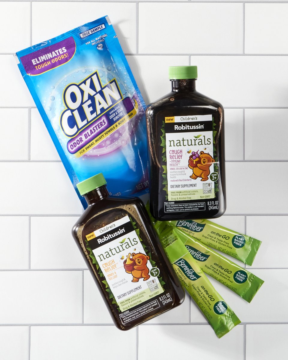 Influenster's tweet photo. We’re here to prep you (and your little ones) for the big return with our #BackToSchoolVoxBox. Inside you’ll find @ToughStains Versatile Odor & Stain Remover, @Robitussin Children’s Naturals Cough Relief Syrup, and #Benefiber Prebiotic Powder.
https://t.co/56swPeXaLG https://t.co/KUhhcK8GZK