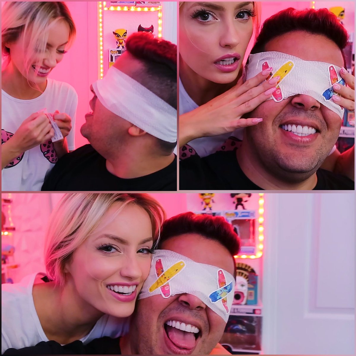 Le vendé los ojos por 24 hrs a <a href="/ItsOsoTV/">ItsOsoTV</a> y pasó un día entero sin ver!! 🙈 Será que fui mala con el?? 😅😈 corran a ver el video y déjenle mucho amor porque nuestro osito está On Fire 🔥 y volvió a YouTube!! 🎥 bit.ly/37Q9HKP