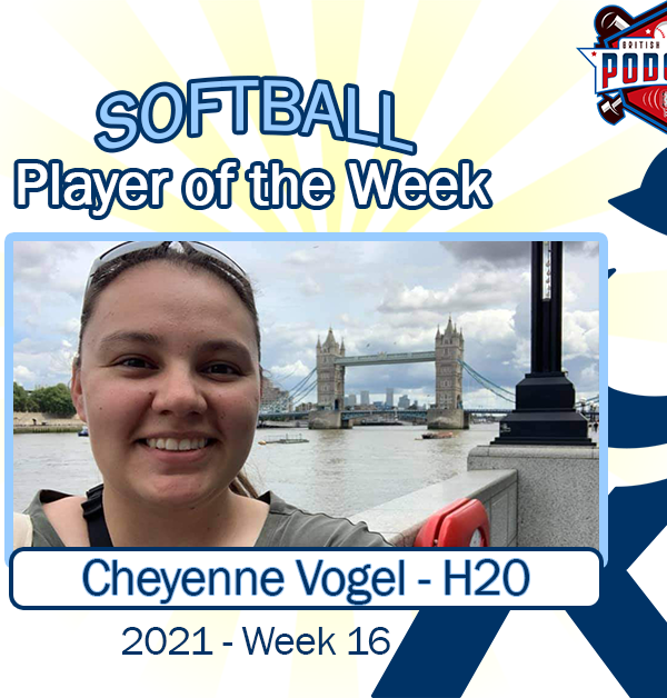 bsuk's tweet photo. 𝗣𝗟𝗔𝗬𝗘𝗥 𝗢𝗙 𝗧𝗛𝗘 𝗪𝗘𝗘𝗞 - 𝗪𝗘𝗘𝗞 1️⃣6️⃣ presented by @britbaseballpod:

𝙎𝙤𝙛𝙩𝙗𝙖𝙡𝙡: Cheyenne Vogel, @h2osoftball
Walk off hit for H20!
𝘽𝙖𝙨𝙚𝙗𝙖𝙡𝙡: Stephen Evans, @abdn_baseball//Granite City Oilers
7 IP, 1 hit, 2 runs, 14 (!!!) K!

Congratulations! https://t.co/f8auPHjdRt
