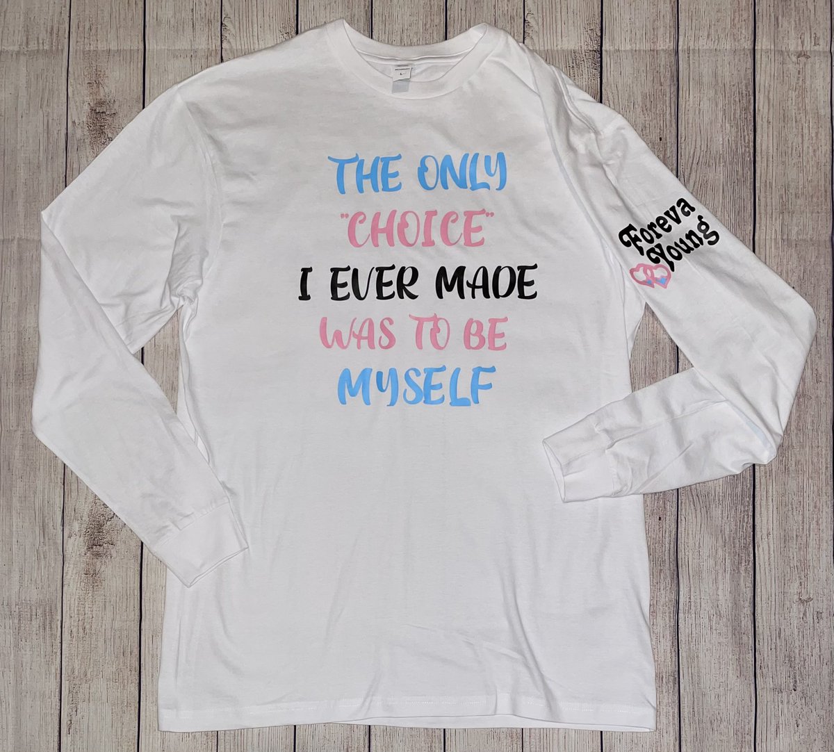LatifahDaQueen3's tweet photo. Order today at https://t.co/LgaGteEpqQ
#ForevaYoung #ForevaYoungCreates  #CreateYourOwn #ReCreateYourOwn #BlackOwnedBusiness #Mask #Shirts #LGBTQ #Pronouns #Transgender #Gay #Bi #Lesbian #Love #Them #They #He #She #NewGender #SameHeart #Support #LGBTCommunity #translivesmatter https://t.co/X6ONL52X30