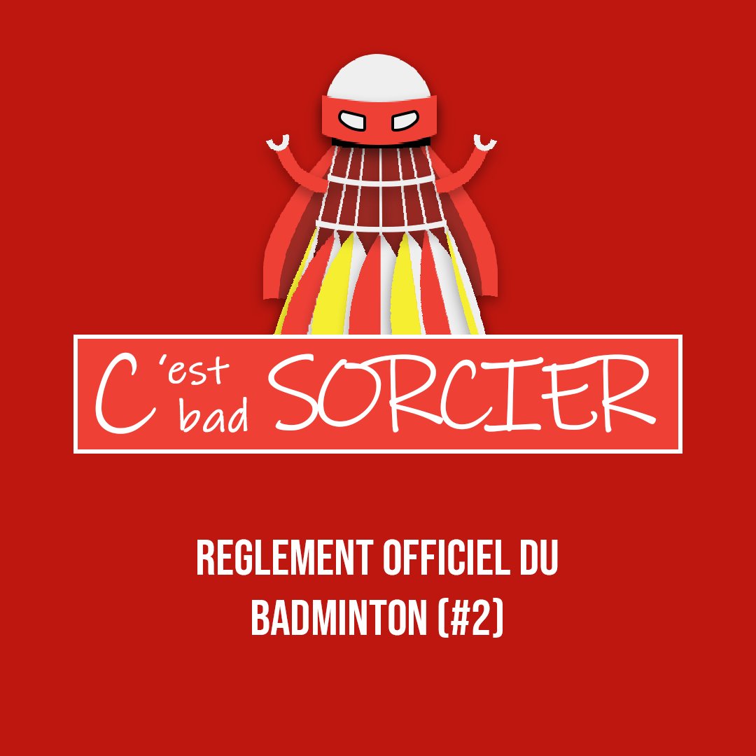 BadSoufflenheim's tweet photo. Super ASBS vous donne des informations bien précises sur le règlement officiel du badminton !

Et aujourd’hui il va s’intéresser aux fautes de service ainsi que sur comment se déroule l’arrêts entre les sets lors d’un match !

@jamygourmaud
#CestBadSorcier #GoASBS 🔴🟡 https://t.co/dyq45No4Ku