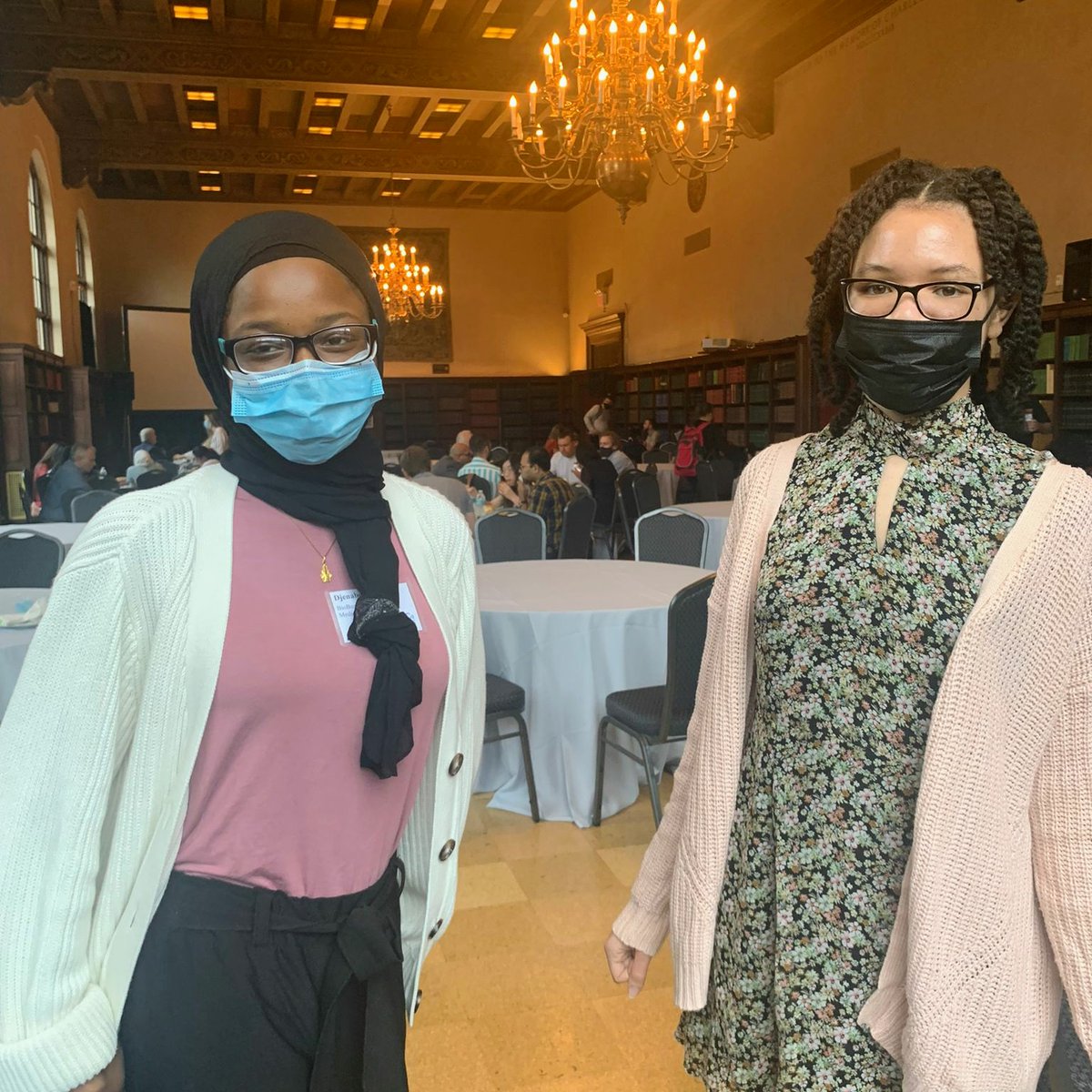 BioBus's tweet photo. Shatoni and Djenabou, two New York City Virus Hunters students, attended the high-level NIH NIAID CIVIC meeting last week and met with Influenza Vaccine experts from across the nation! #NextGenerationOfScientists @BioBus @CMarizzi @isafranciscoDVM @florian_krammer https://t.co/vpHPLtodBo