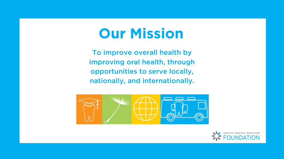 Today is #nationalnonprofitday! We want to thank all of the Friends of the Foundation for supporting us in our mission to improve overall health by improving oral health.