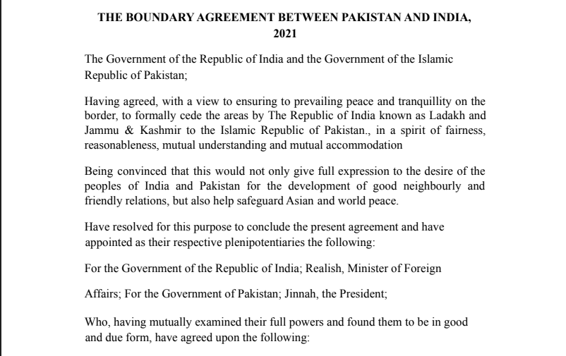 APPC_RBX's tweet photo. After some discussions on Jammu and Kashmir and Ladakh, the Indian government agreed to cede it to Pakistan. A new governor has already arrived to the province to safeguard it from any illegal occupation and to make sure all is running smoothly. https://t.co/NlYyQM30gk