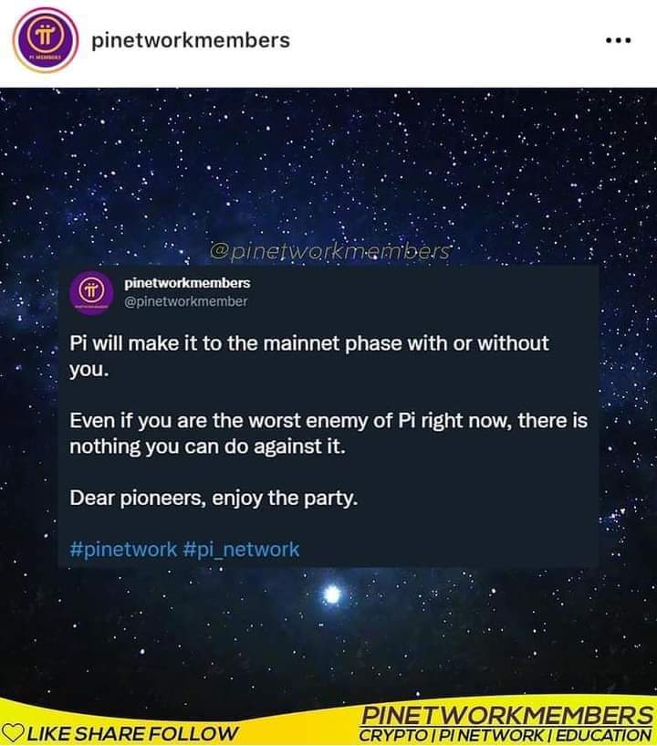 MyleneD86474512's tweet image. Oh yes. 💯 @PiCoreTeam @PiNetworkNews #buildingastrongcommunity #PiNetwork