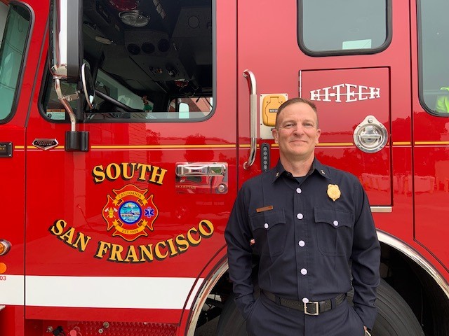 CityofSSF's tweet photo. The City of South San Francisco welcomes Ian Hardage as the Cityโs new Fire Marshal! We are excited to have you on #TeamSSF @SSFFire https://t.co/zRcOhW6k9D