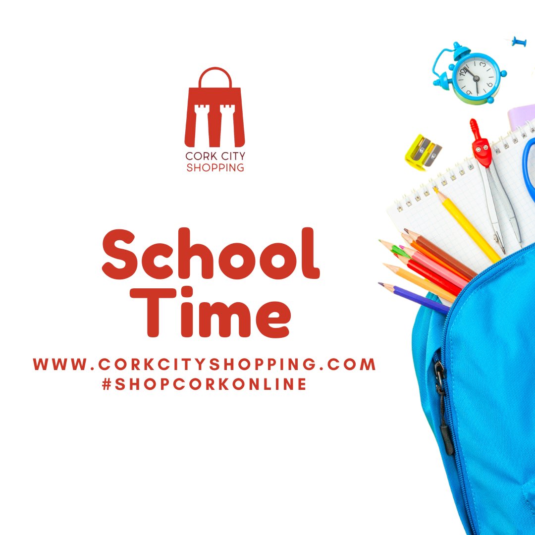 With #SchoolTime only a couple of weeks away, it’s time to get stationary ready. 

Get all you need when you #ShopCorkOnline through our website. 

#ShopCorkOnline #CorkCityShopping #SupportLocal #LoveLocal #LoveCork