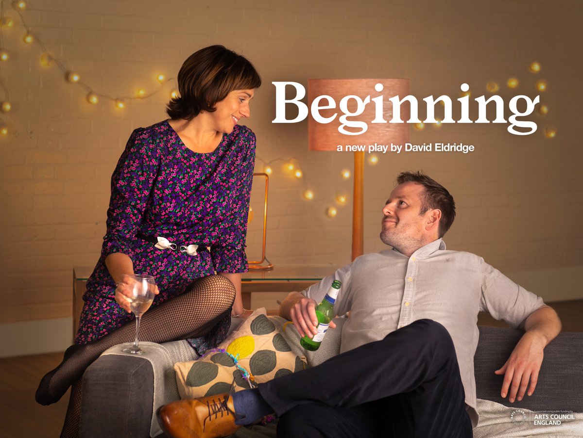 #Beginning, <a href="/NationalTheatre/">National Theatre</a> ‘gorgeous new play’ 
<a href="/Independent/">The Independent</a>, written by <a href="/deldridgewriter/">David Eldridge 💙</a>, takes a touching look at the first fragile moments of risking your heart &amp; taking a chance.

Starring @AjDeliciouslife  &amp; <a href="/Darwen88/">Darwen Lnd</a>.

Playing 3  - 18 Sep
🎟️👉 ow.ly/5NP350COIAa