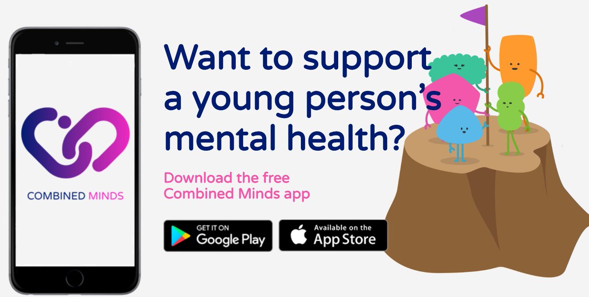 FREE App of the week: Introducing <a href="/combmindsapp/">Combined Minds</a> , a <a href="/stem4org/">stem4</a> mental health app built specifically to help families and friends support the young people they know suffering with their mental health. #mentalhealthsupport #youngpeople #mentalhealthishealth bit.ly/2W3k23B