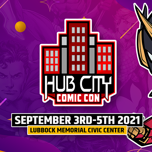 SelectaSeat's tweet photo. The Hub City Comic-Con is coming back to the Lubbock Memorial Civic Center September 4-5. They'll be bringing 100s of vendors ranging from toys, comics, anime, manga and collectibles! Visit our website for tickets: https://t.co/Umwq8q2VcP https://t.co/pN20l38vLo