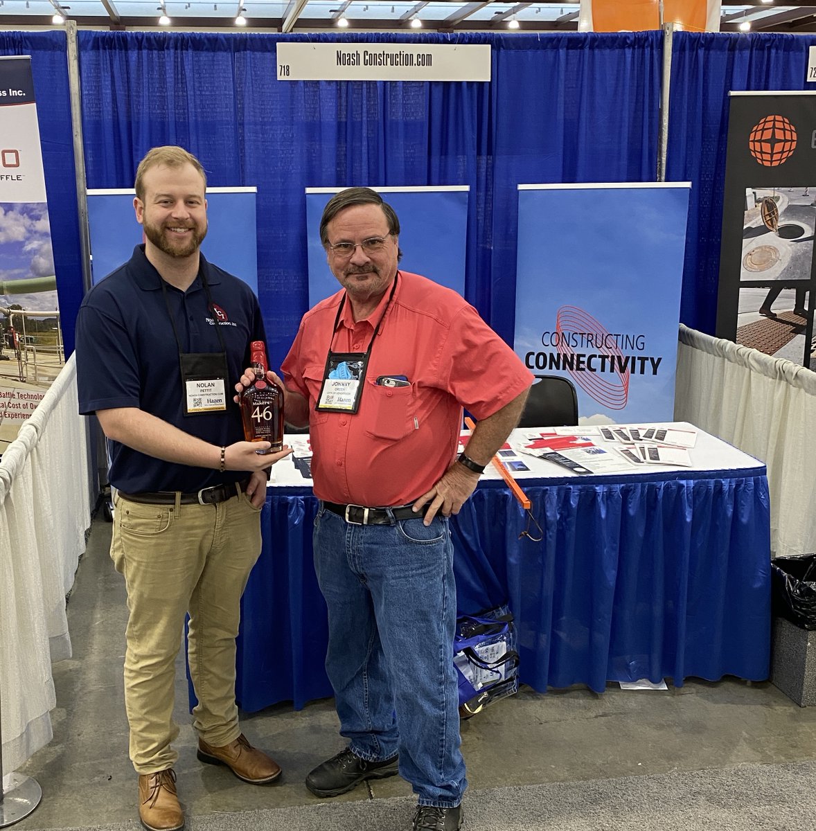 Thank you to all the individuals who stopped by our booth at the KY/TN Water Professionals Conference, and congratulations to Mr. Darryl Green for winning our bourbon giveaway!