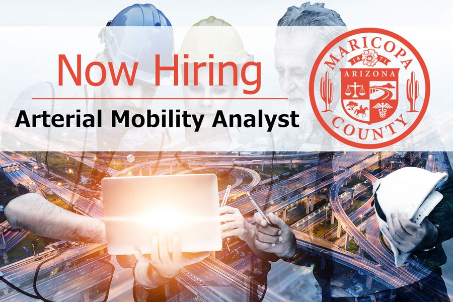 MaricopaRoads's tweet image. Arterial Mobility Analyst -  In this role, high importance is placed on promoting arterial mobility through advanced traffic management systems. Apply today! 
mcdot.me/3kzEcw9
#MCDOT #SignalTiming #Engineer #Traffic #TIM