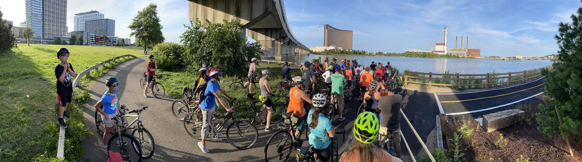 @MAPCMetroBoston @mystictocharles @MysticMyRWA @cityofeverettma @BikeToTheSea @pathfriends Very informative ride with great turnout. Thanks!