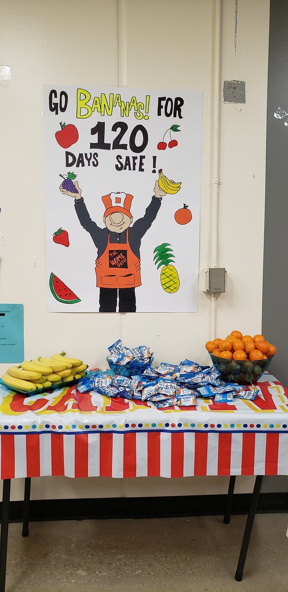 🥳🥳We go bananas for being 120 days safe🍌🍓
#SucessInAction 
<a href="/Nairobi75819619/">Nairobi</a> @LauraDenges
