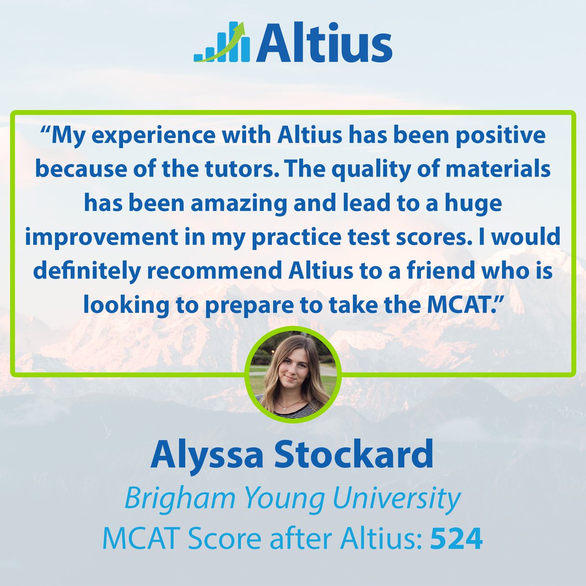 High quality materials and tutors help you elevate your MCAT experience. #testimonialtuesday