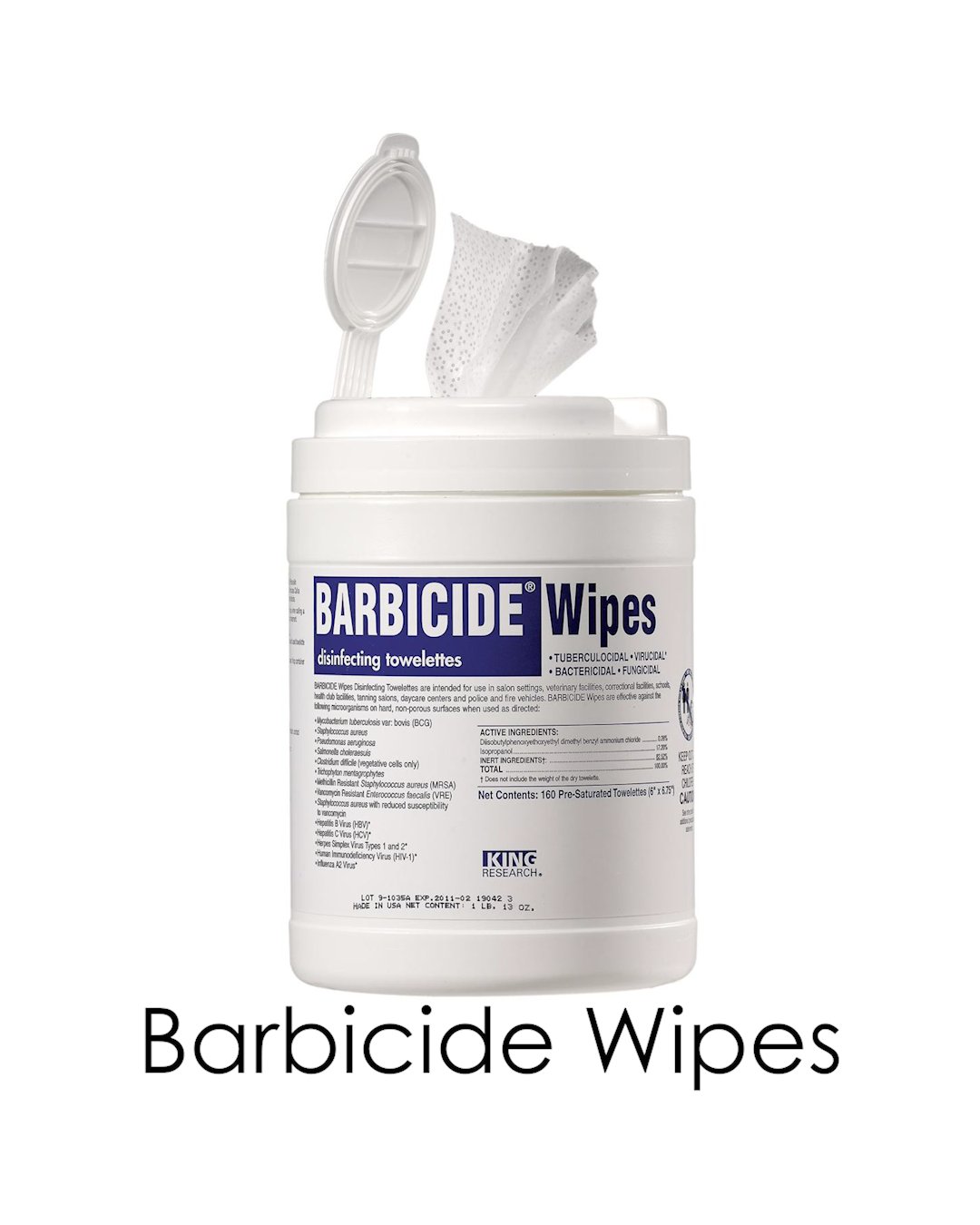 Barbicide online disinfectant wipes