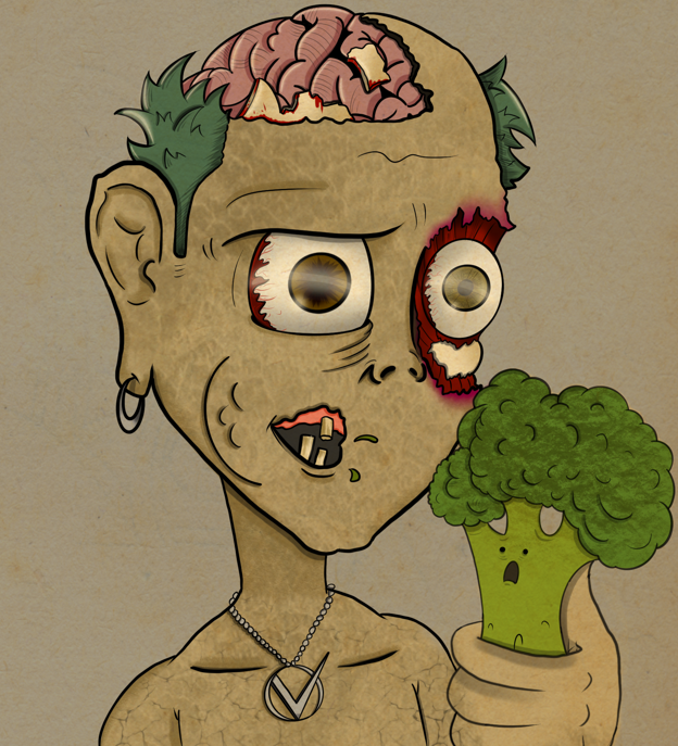 VeganZombiesCC's tweet photo. Are you ready for the NFT revolution? 10,000 Zombies are arriving on Opensea but don't worry they are not after your brain. They just want their 5 a day 
#NFTCommunity #NFTs #OpenSeaNFT #blockchain https://t.co/AB8Nr8bcFQ