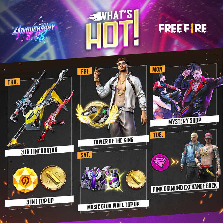 Club América x Free Fire Bundle Showcase