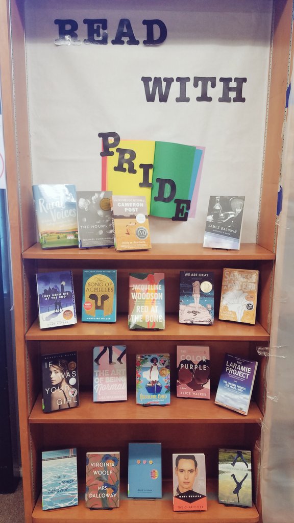 OBoyleLibrary's tweet image. Thank you @HopeinaBoxInc for increasing #Pride in the CHS Library