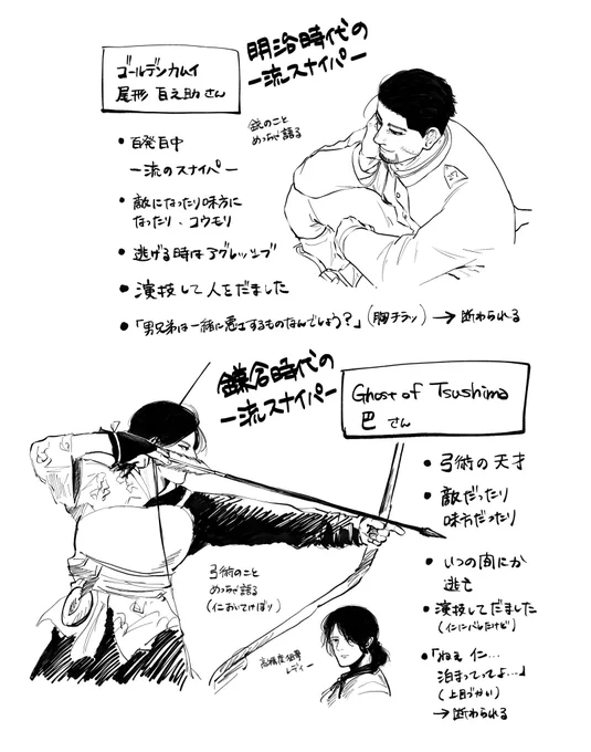 落書き、スナイパー組